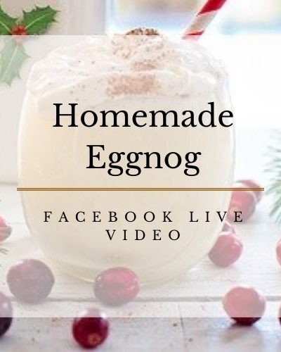 homemade eggnog