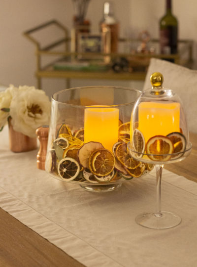 dining table candles