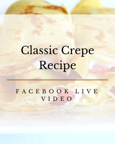 classic crepe recipe image